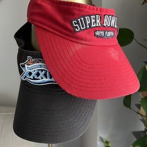 Vintage NFL Super Bowl Visors